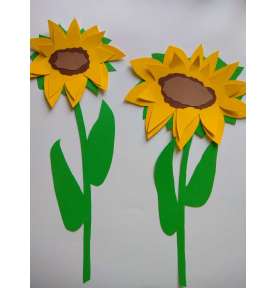 Dekoracje wiosenne i letnie słoneczniki 50-56 cm  dekoracje szkolne