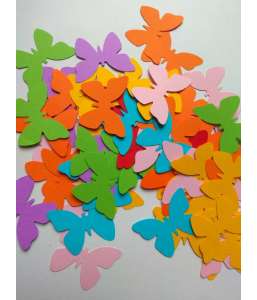 Dekoracje wiosenne i letnie Motylki  4 cm dekoracje szkolne
