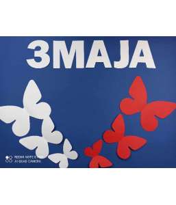 WAKACJE, Dzień babci, dzień mamy Motyle - 24-12 cm motyl dekoracjeszkolne.pl