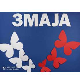 Dekoracje wielkanocne, walentynki Motyle - 24-12 cm motyl dekoracjeszkolne.pl