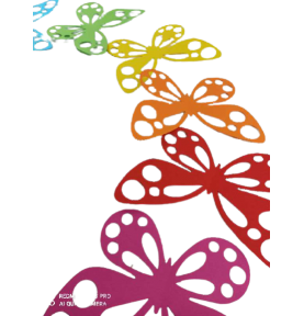 Dekoracje wielkanocne, wiosenne, letnie  Motyl ażurowe 20 cm ZESTAW 7 sztuk   dekoracje szkolne