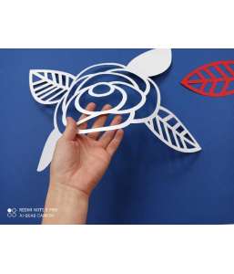 Dekoracje Konstytucja 3 Maja Święto Niepodległości  Róża 50 cm ZESTAW   dekoracje szkolne