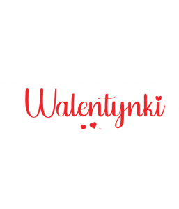 WERSJA PDF Dekoracje WALENTYNKI NAPIS WALENTYNKI 15 CM dekoracjeszkolne.pl