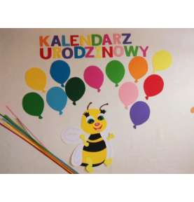 Kalendarz urodzinowy z pszczółką pszczoła