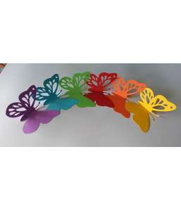 Dekoracje Wielkanoc, Wiosna  Motyl ażurowe ZESTAW 10 sztuk  dekoracje szkolne